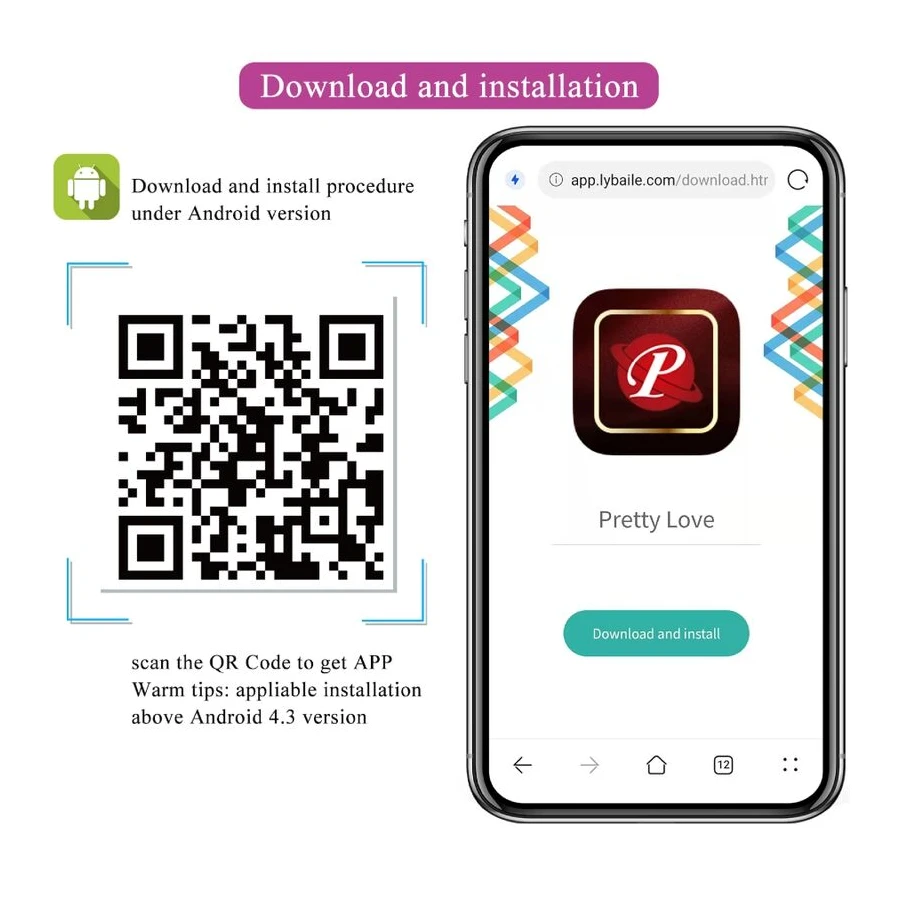 PRETTY LOVE - FRANZ MASSAGGIATORE E VIBRATORE APP GRATUITA VIOLA